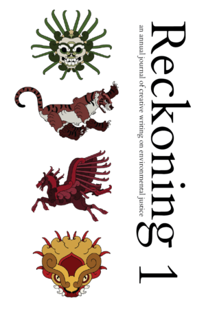A preliminary, non-final version of the cover for the print edition of Reckoning 1